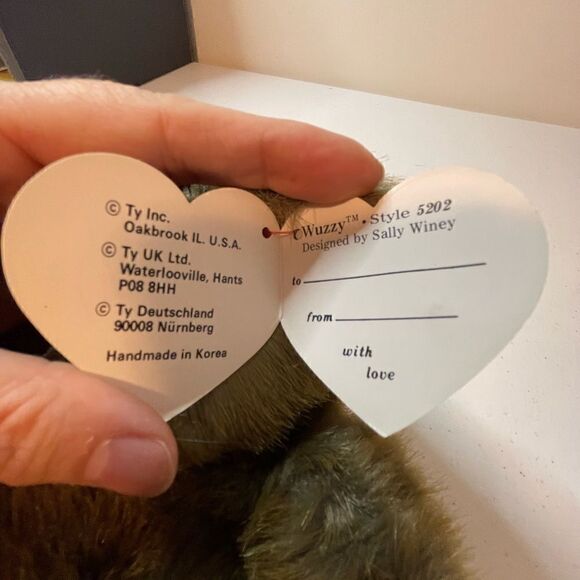 Ty Wuzzy Bear - Picture 2 of 3